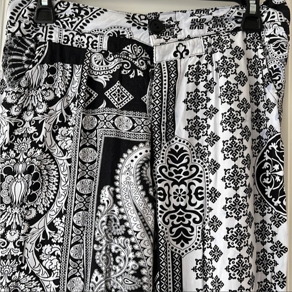 Desigual Woven Print Trousers Pants - Picture 4 of 8